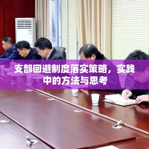 支部回避制度落实策略,实践中的方法与思考