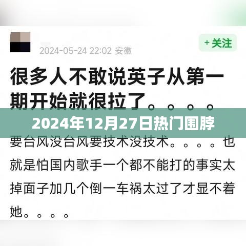 热门围脖热议，2024年12月27日精彩瞬间