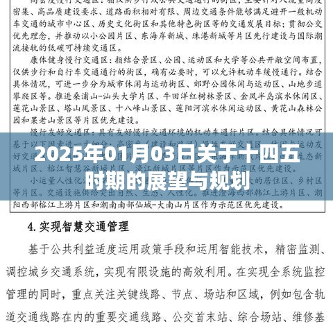 关于十四五时期的展望与规划（2025年展望）