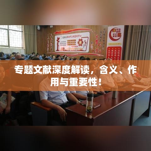 专题文献深度解读，含义、作用与重要性！