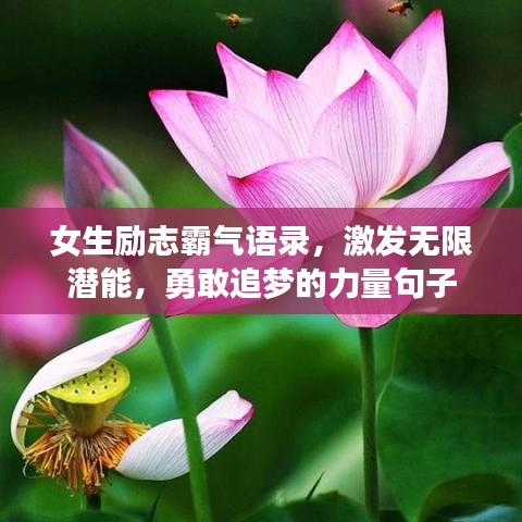 女生励志霸气语录，激发无限潜能，勇敢追梦的力量句子