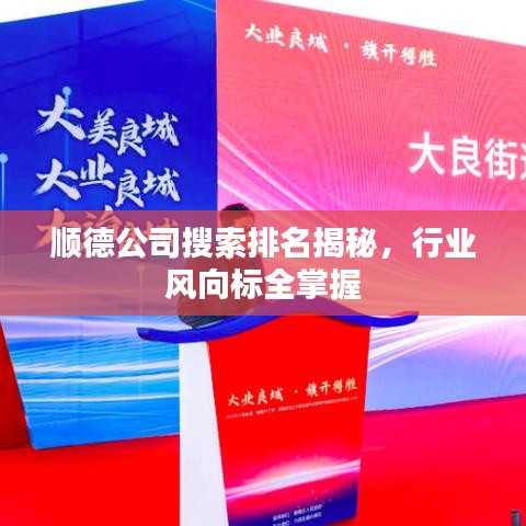 顺德公司搜索排名揭秘，行业风向标全掌握