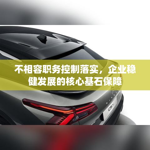 不相容职务控制落实，企业稳健发展的核心基石保障