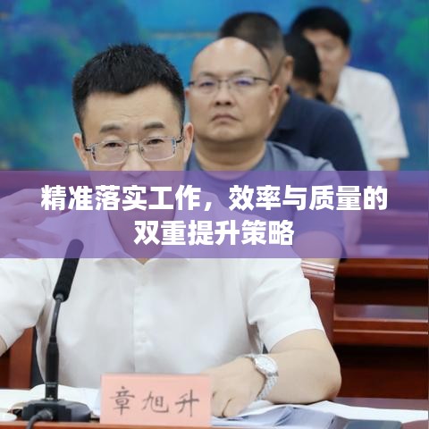 精准落实工作，效率与质量的双重提升策略