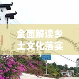 全面解读乡土文化落实之道，从理论到实践深度探讨