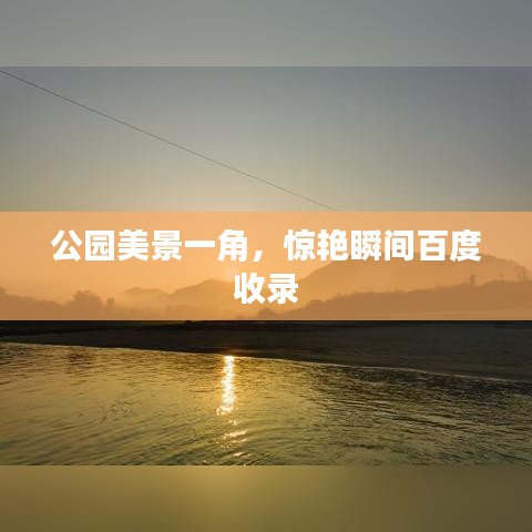 公园美景一角，惊艳瞬间百度收录